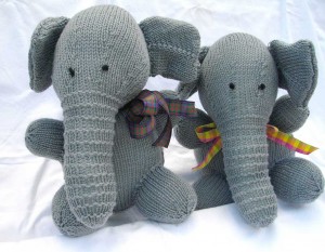 Harold big grey elephant x 2